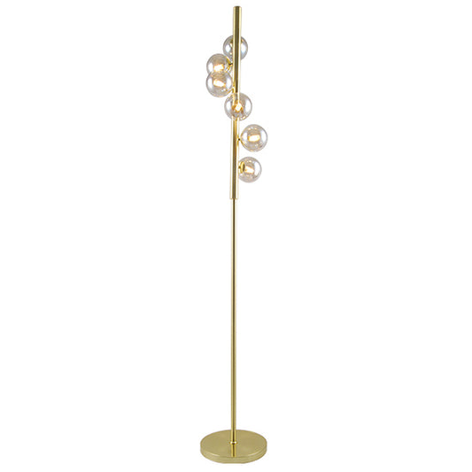 Midday 6 Light Glass Floor Lamp