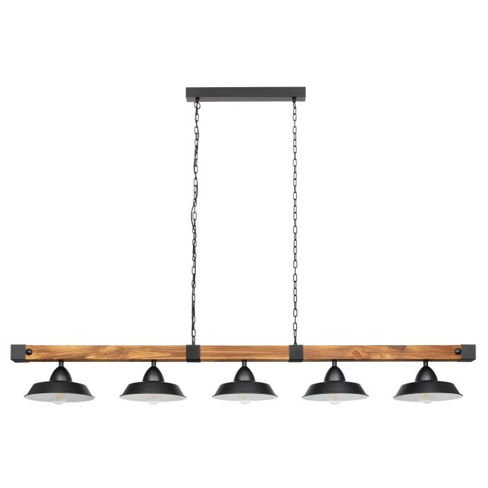 Oldbury 5 Light Wooden Pendant