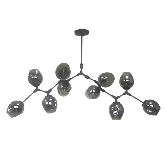 Glass 10 Light Pendant