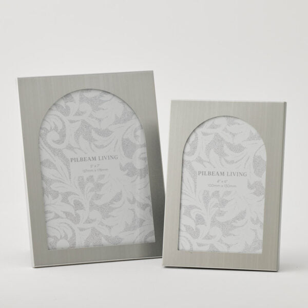 Agni Silver Arch Photo Frame