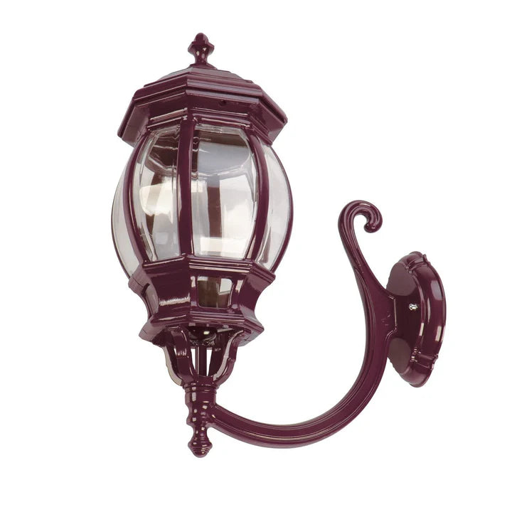 Vienna Curved Arm Up Wall Light