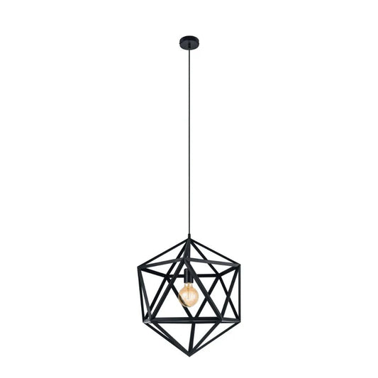 Embleton Single Black Pendant