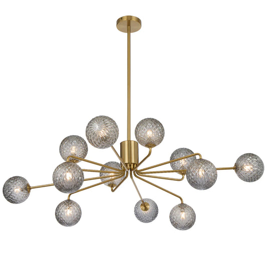 Felton 12 Light Pendant Antique Gold