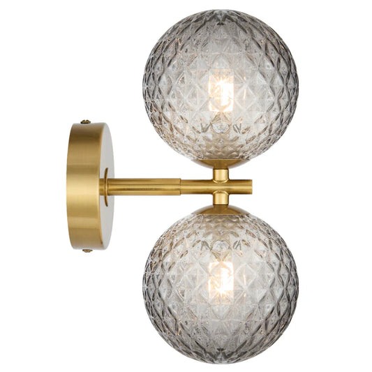 Felton 2 Wall Light Antique Gold