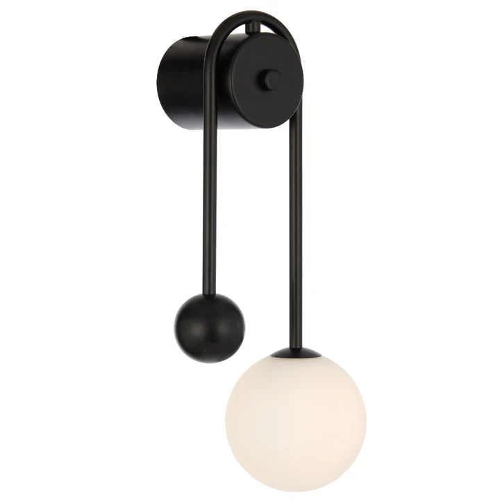 Felton Arm Wall Light Black