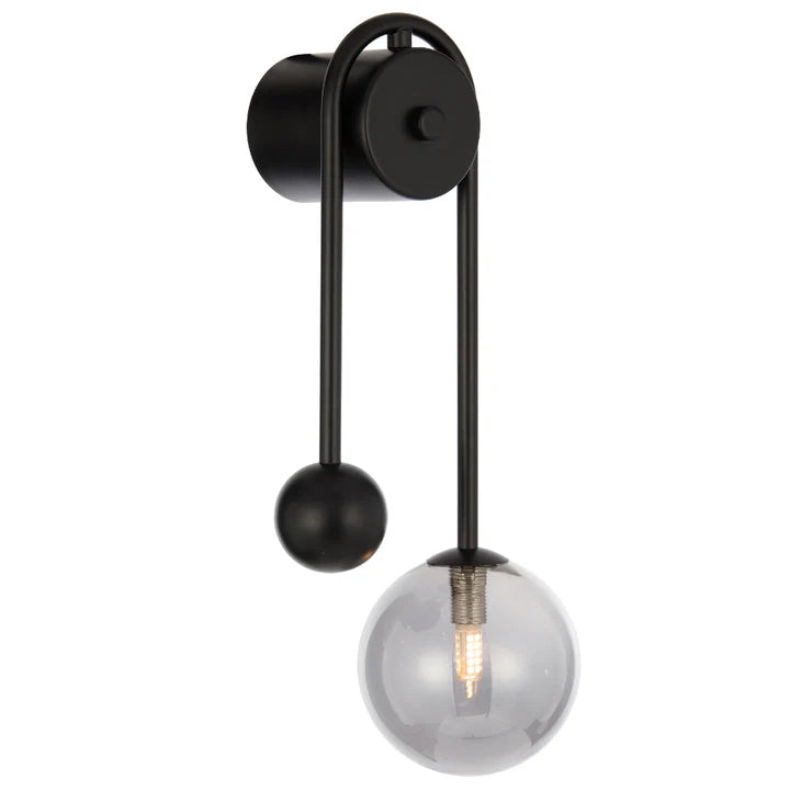 Felton Arm Wall Light Black