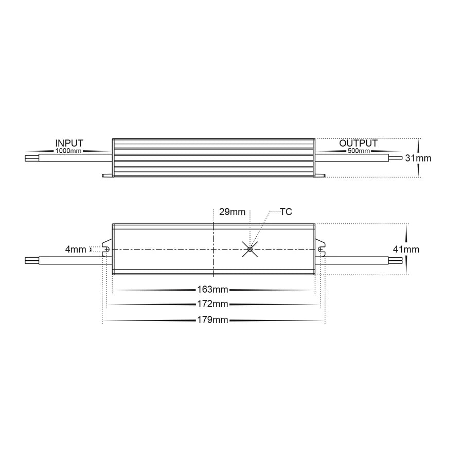 60w Weatherproof LED Driver