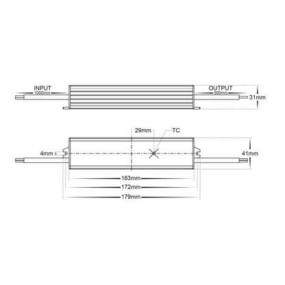 60w Weatherproof LED Driver