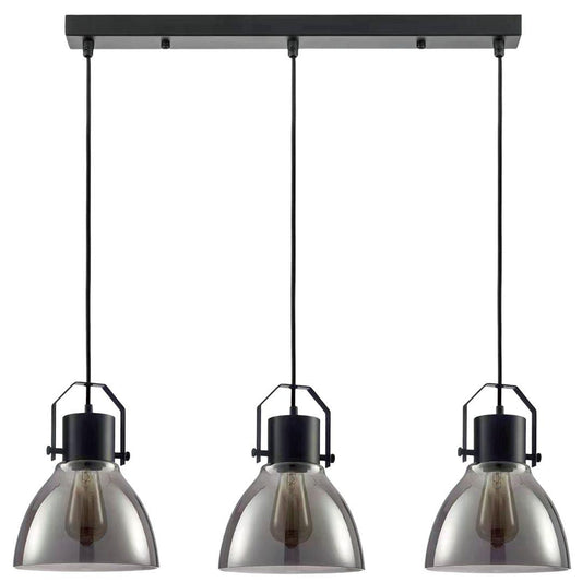 LAMPO Matte Black Pendant Light - 3 Light LED ** New Arrival ** - V&M IMPORTS Australia