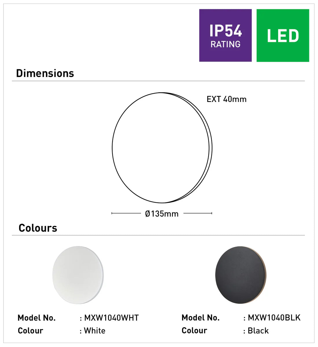 Bond 6w LED Wall Light