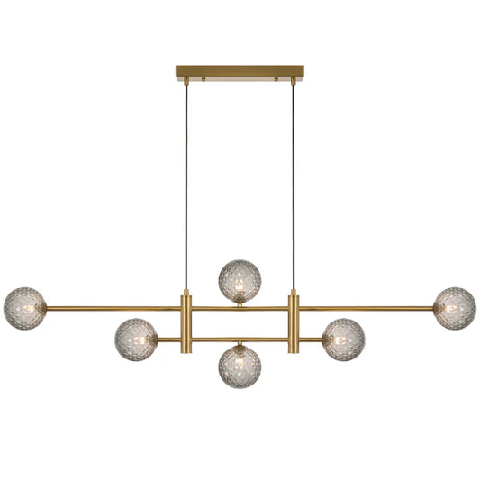 Tyson 6 Light Antique Gold