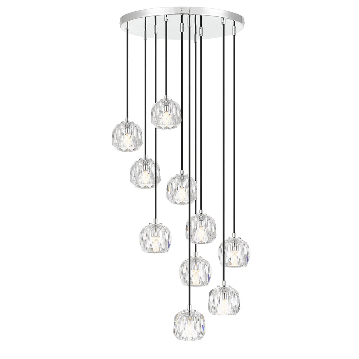 Zaha 10 Light Drop Pendant